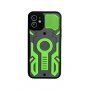 Nárazuvzdorný kryt se vzorem kamufláže pro iPhone 12 - neonově zelený