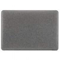 Třpytivý kryt s černou spodní částí pro MacBook Pro 15" (A1398) - šedý