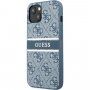 Guess 4G Printed Stripe kryt pro iPhone 13 - modrý