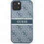 Guess 4G Printed Stripe kryt pro iPhone 13 - modrý
