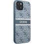 Guess 4G Printed Stripe kryt pro iPhone 13 - modrý