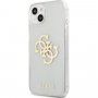 Guess Big 4G Full Glitter kryt pro iPhone 13 - čirý