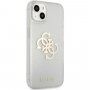 Guess Big 4G Full Glitter kryt pro iPhone 13 - čirý