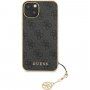 Guess 4G Charms kryt pro iPhone 13 mini - šedý
