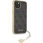 Guess 4G Charms kryt pro iPhone 13 mini - šedý