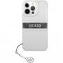 Guess 4G Grey Stripe kryt pro iPhone 13 Pro Max - šedý