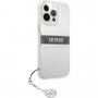 Guess 4G Grey Stripe kryt pro iPhone 13 Pro Max - šedý