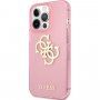 Guess Big 4G Full Glitter kryt pro iPhone 13 Pro Max - růžový