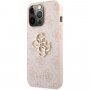 Guess 4G Metal Logo kryt pro iPhone 13 Pro Max - růžový