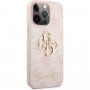 Guess 4G Metal Logo kryt pro iPhone 13 Pro Max - růžový