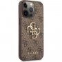 Guess 4G Metal Logo kryt pro iPhone 13 Pro Max - hnědý