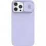 Nillkin CamShield Silky Magnetic silikonový kryt pro iPhone 13 Pro Max - fialový