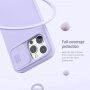 Nillkin CamShield Silky Magnetic silikonový kryt pro iPhone 13 Pro Max - fialový