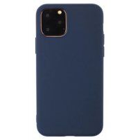 Kryt z měkkého plastu pro iPhone 13 - tmavě modrý