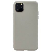 Kryt z měkkého plastu pro iPhone 13 Pro - šedý