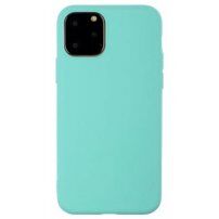 Kryt z měkkého plastu pro iPhone 13 Pro - azurový