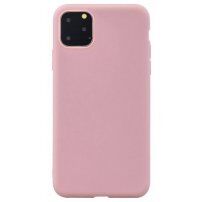 Kryt z měkkého plastu pro iPhone 13 Pro - starorůžový