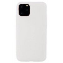 Kryt z měkkého plastu pro iPhone 13 Pro Max - bílý