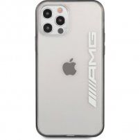 AMG Metallic Black Edges kryt pro iPhone 12 Pro Max - čirý