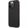 AMG Carbon Effect kryt s texturou karbonových vláken pro iPhone 13 Pro Max - černý