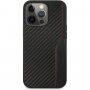 AMG Carbon Effect kryt s texturou karbonových vláken pro iPhone 13 Pro Max - černý