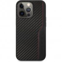 AMG Carbon Effect kryt s texturou karbonových vláken pro iPhone 13 Pro Max - černý