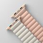 UNIQ Revix oboustranný řemínek pro Apple Watch 42mm / 41mm / 40mm / 38mm - růžovobéžový
