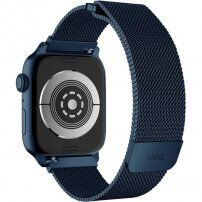 UNIQ Dante ocelový řemínek pro Apple Watch 42mm / 41mm / 40mm / 38mm - kobaltově modrý