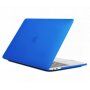 Matný transparentní kryt pro MacBook Pro 13" (A1706 / A1708 / A1989 / A2159) - tmavě modrý