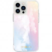 Case Mate Tough Print kryt se vzorem mraků pro iPhone 13 Pro Max - duhový
