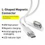 Baseus nabíjecí kabel - USB-C na MagSafe 1 (tvar L) pro MacBook - 2 m - bílý