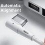 Baseus nabíjecí kabel - USB-C na MagSafe 1 (tvar L) pro MacBook - 2 m - bílý
