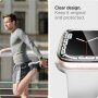 Spigen Ultra Hybrid pouzdro pro Apple Watch 45mm - čiré