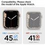 Spigen Ultra Hybrid pouzdro pro Apple Watch 45mm - šedé