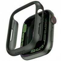 Spigen Thin Fit pouzdro pro Apple Watch 45mm - tmavě zelené