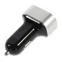 iFans výkonná nabíječka do auta (5.1A) se třemi USB porty pro Apple iPhone / iPad / iPod - černo-stříbrná
