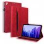 Elegantní pouzdro s prostorem na karty pro iPad 9,7" (2017/2018) / Air 1 / 2 / Pro 9,7" - červené