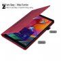 Elegantní pouzdro s prostorem na karty pro iPad Pro 12,9" (2018-2022) - červené