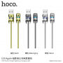 HOCO nabíjecí a synchronizační kabel pro Apple zařízení - temný rytíř - 1m - šedý