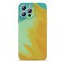Ochranný kryt se vzorem vodových barev pro iPhone 13 Pro - žlutý