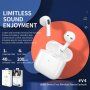 WK TWS V4 bezdrátová bluetooth sluchátka pro Apple zařízení - bílá