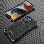 R-Just Super odolný kovový "Armor" kryt pro iPhone 13 Pro - černý
