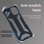R-Just super odolný kovový "Armor" kryt pro iPhone 12 Pro Max - černý 
