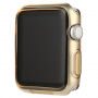 BASEUS Ultra tenké gumové pouzdro pro Apple Watch 38mm (tl. 0,65 mm) - zlaté