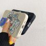 Kryt z měkkého plastu astronaut ve vesmíru pro iPhone 12 - černý