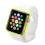 HAWEEL tenký průhledný obal / kryt pro Apple Watch 38mm - žlutý
