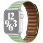 Řemínek kožený tah pro Apple Watch 42mm / 41mm / 40mm / 38mm - zelený