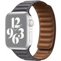 Řemínek kožený tah pro Apple Watch 42mm / 41mm / 40mm / 38mm - šedý