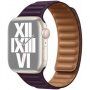 Řemínek kožený tah pro Apple Watch 42mm / 41mm / 40mm / 38mm - fialový