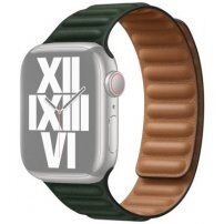 Řemínek kožený tah pro Apple Watch Ultra 49mm / 46mm / 45mm / 44mm / 42mm - olivový